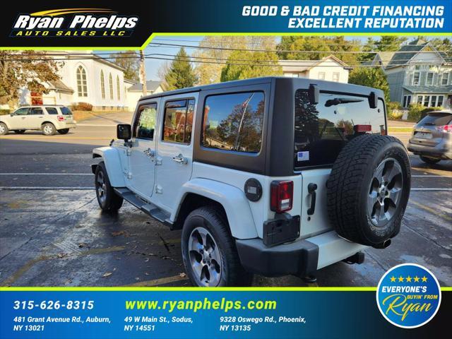 used 2016 Jeep Wrangler Unlimited car, priced at $23,655