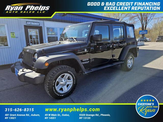 used 2015 Jeep Wrangler Unlimited car, priced at $19,875