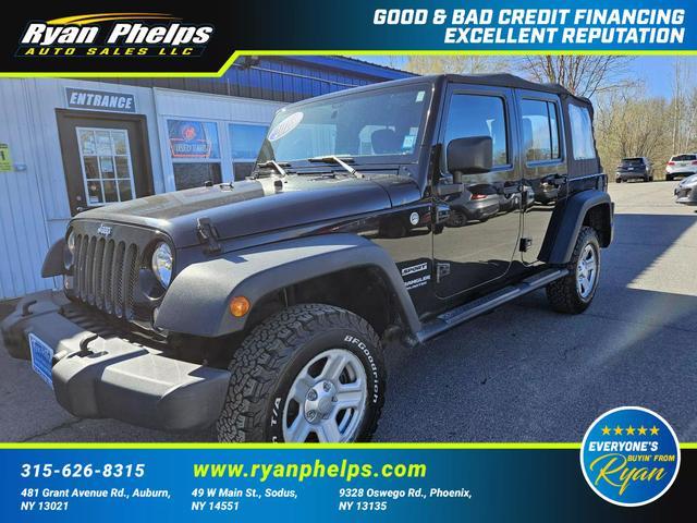 used 2015 Jeep Wrangler Unlimited car, priced at $19,495