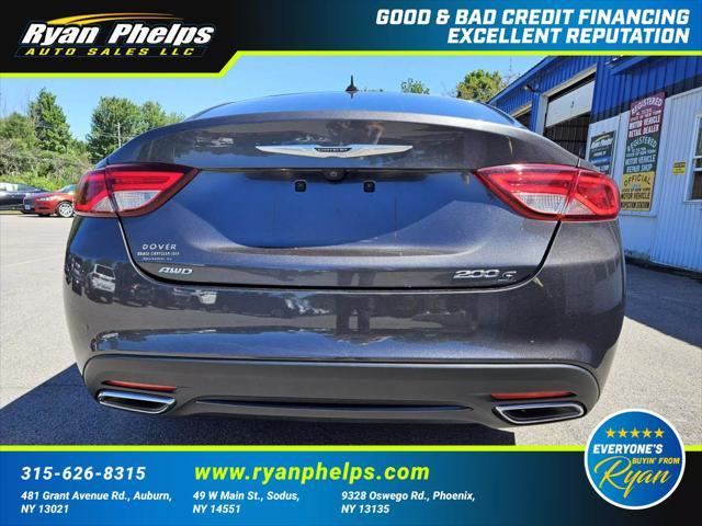 used 2016 Chrysler 200 car, priced at $15,995