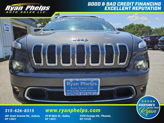 used 2018 Jeep Cherokee car, priced at $19,355