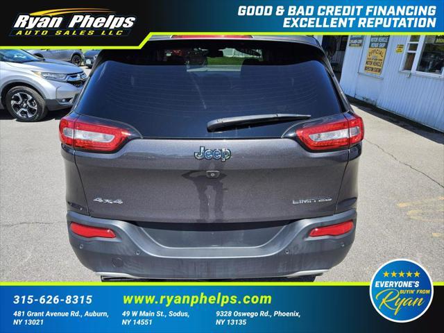 used 2018 Jeep Cherokee car, priced at $19,355