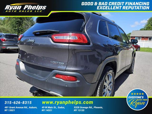 used 2018 Jeep Cherokee car, priced at $19,355