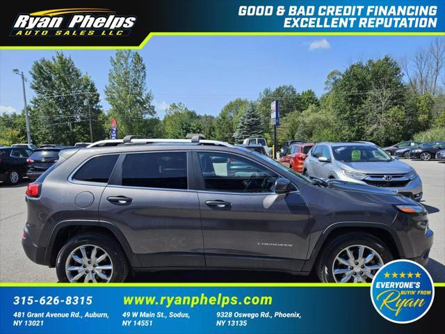 used 2018 Jeep Cherokee car, priced at $19,355