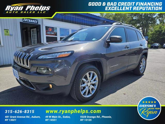 used 2018 Jeep Cherokee car, priced at $19,355