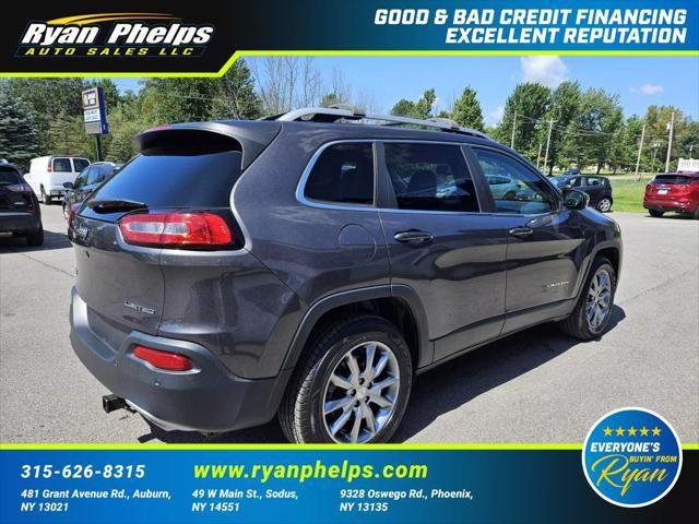 used 2018 Jeep Cherokee car, priced at $19,355