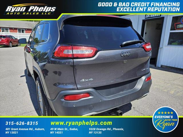 used 2018 Jeep Cherokee car, priced at $19,355