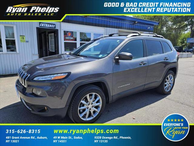 used 2018 Jeep Cherokee car, priced at $19,355