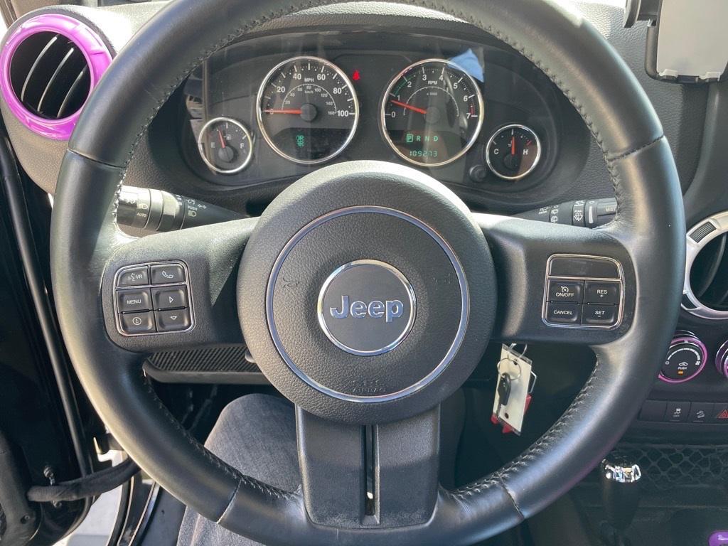 used 2014 Jeep Wrangler Unlimited car, priced at $17,007
