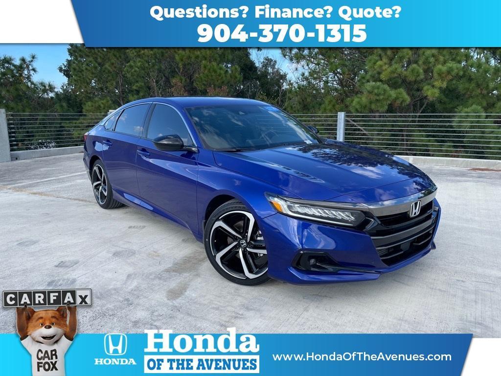 used 2022 Honda Accord car, priced at $24,396