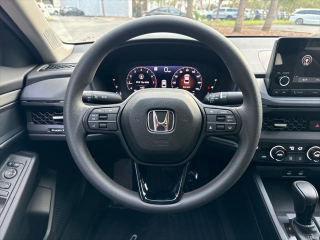 new 2025 Honda Accord car, priced at $30,255