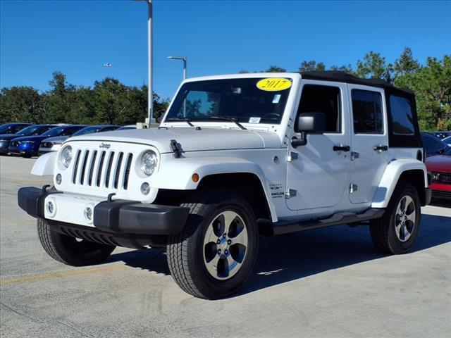 used 2017 Jeep Wrangler Unlimited car, priced at $24,893