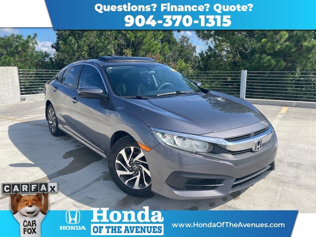 used 2018 Honda Civic car, priced at $12,676