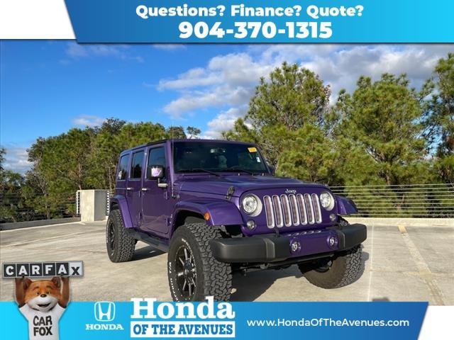 used 2017 Jeep Wrangler Unlimited car, priced at $24,441