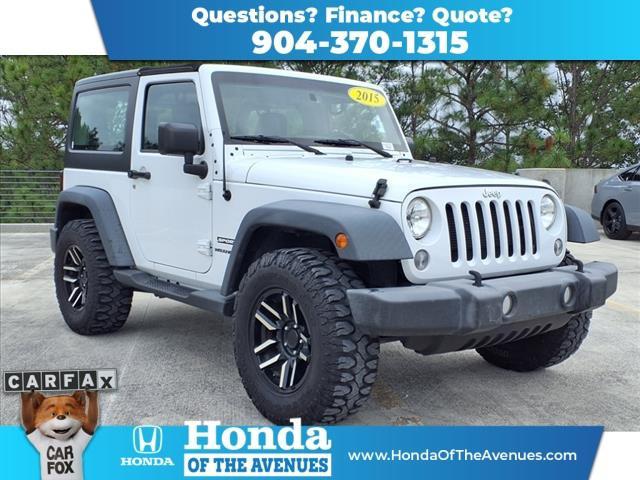 used 2015 Jeep Wrangler car, priced at $19,161