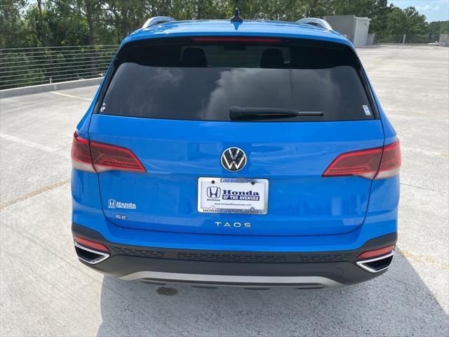 used 2022 Volkswagen Taos car, priced at $19,472