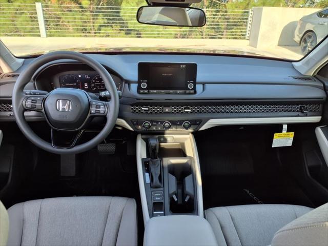new 2025 Honda Accord car, priced at $31,279