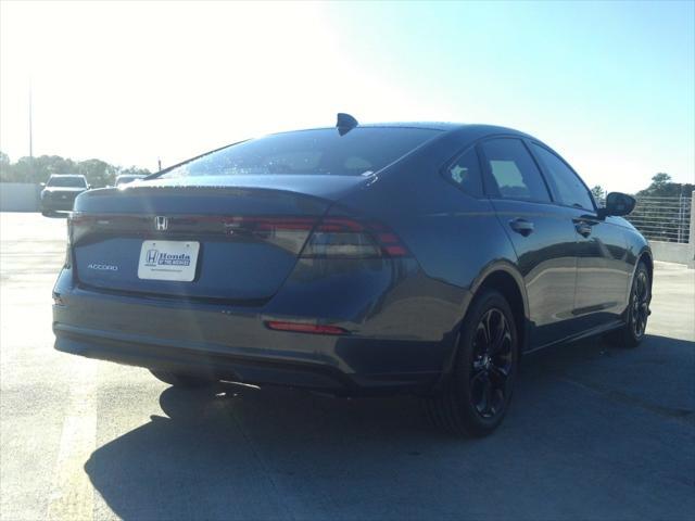 new 2025 Honda Accord car, priced at $30,558