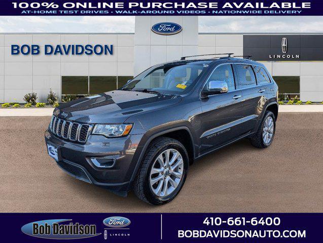 used 2017 Jeep Grand Cherokee car, priced at $18,500