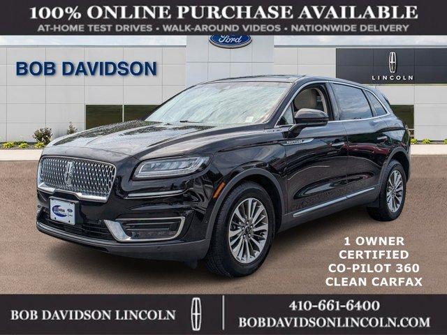 used 2020 Lincoln Nautilus car, priced at $28,800