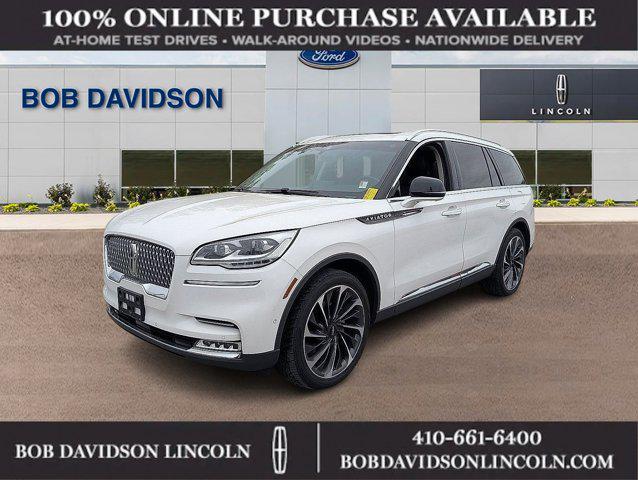 used 2021 Lincoln Aviator car, priced at $37,410