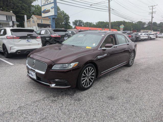 used 2017 Lincoln Continental car, priced at $17,250