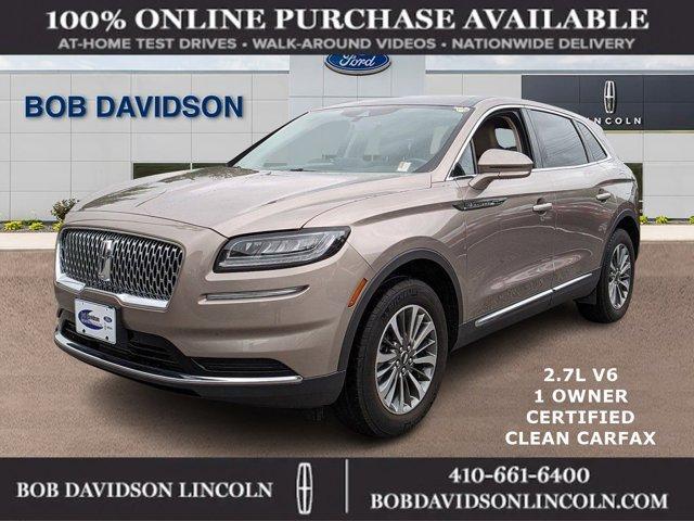 used 2021 Lincoln Nautilus car, priced at $35,750