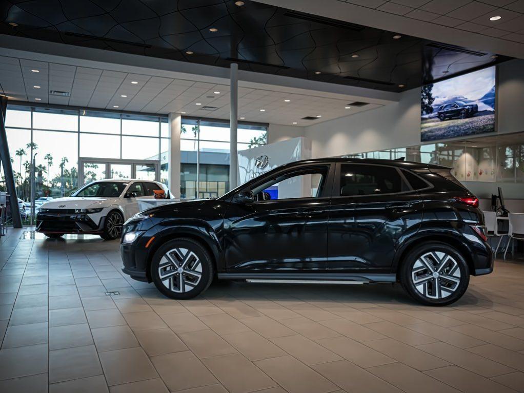 used 2023 Hyundai Kona EV car, priced at $23,900