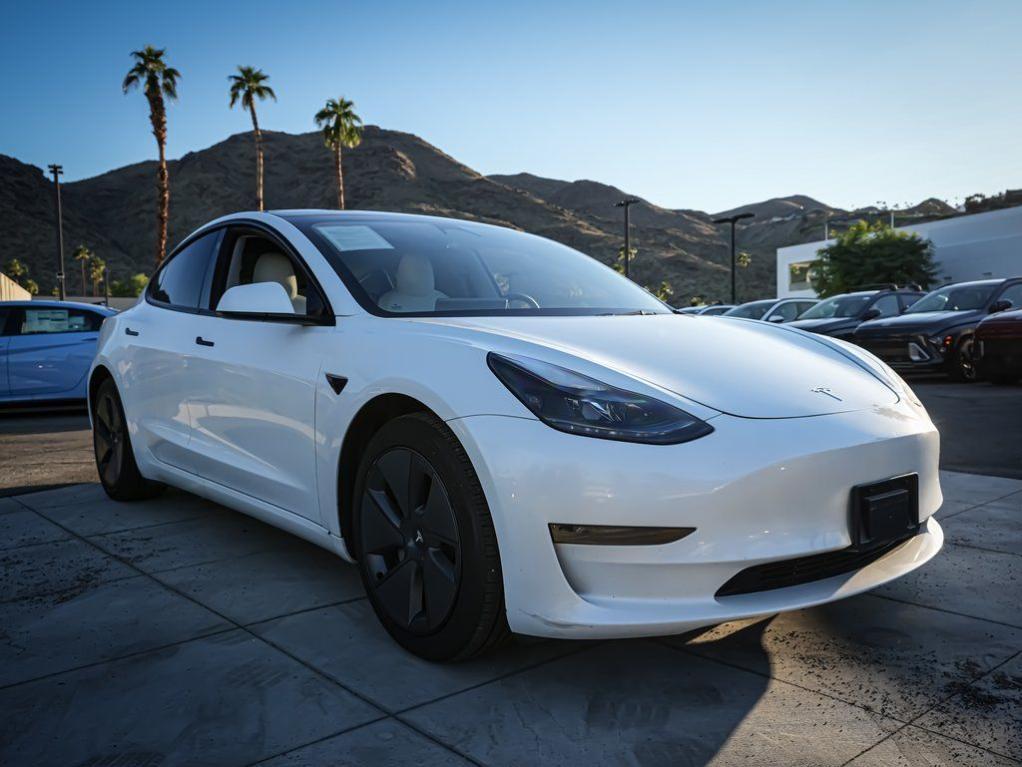 used 2023 Tesla Model 3 car, priced at $21,500