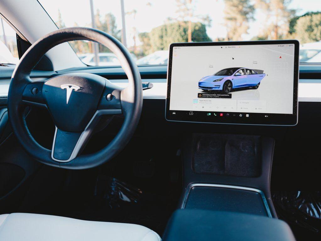 used 2023 Tesla Model 3 car, priced at $21,500