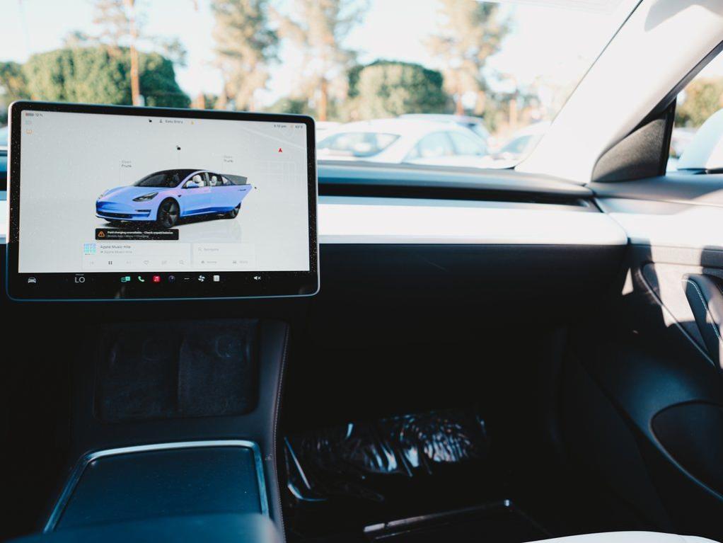 used 2023 Tesla Model 3 car, priced at $21,500