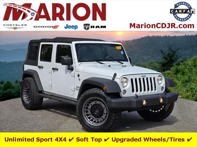 used 2017 Jeep Wrangler Unlimited car, priced at $22,573