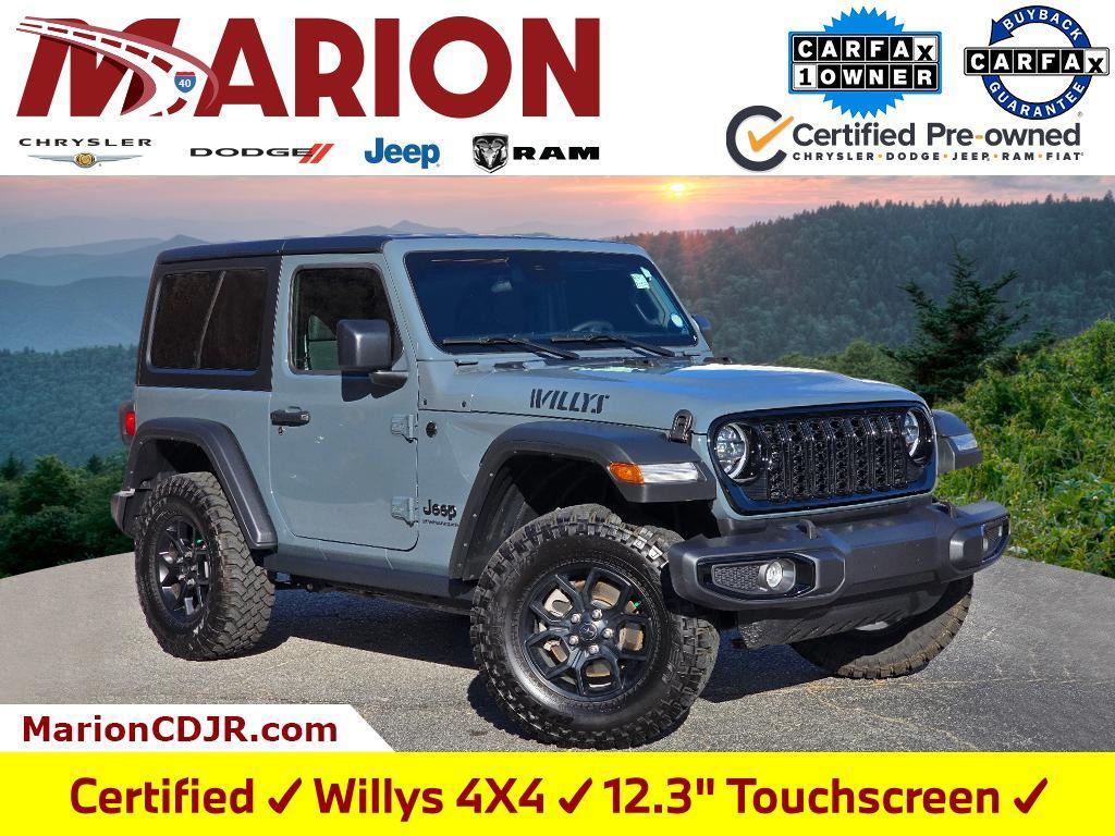 used 2025 Jeep Wrangler car, priced at $37,200