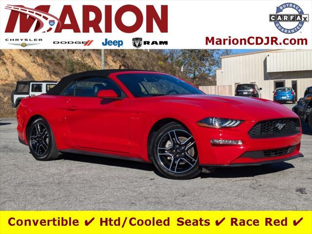 used 2021 Ford Mustang car, priced at $21,980