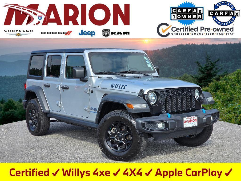 used 2023 Jeep Wrangler 4xe car, priced at $30,500