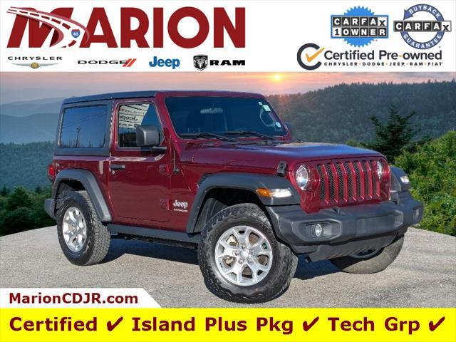 used 2021 Jeep Wrangler car, priced at $28,000