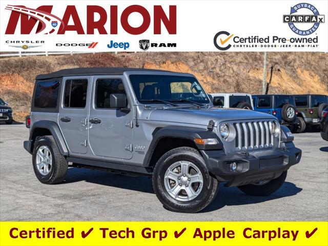 used 2021 Jeep Wrangler Unlimited car, priced at $29,571