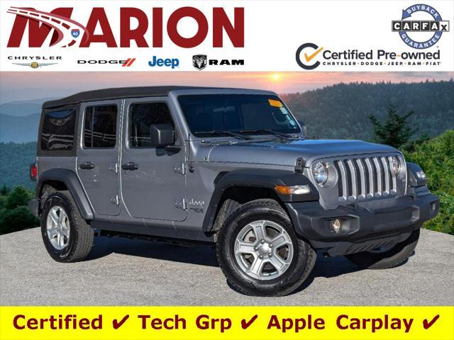 used 2021 Jeep Wrangler Unlimited car, priced at $29,671