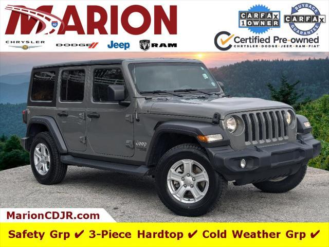 used 2021 Jeep Wrangler Unlimited car, priced at $29,671