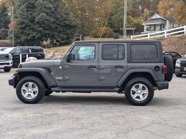 used 2021 Jeep Wrangler Unlimited car, priced at $29,371