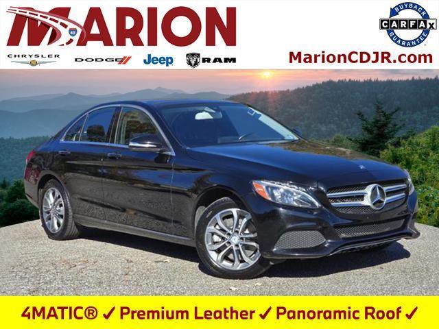 used 2015 Mercedes-Benz C-Class car, priced at $13,500