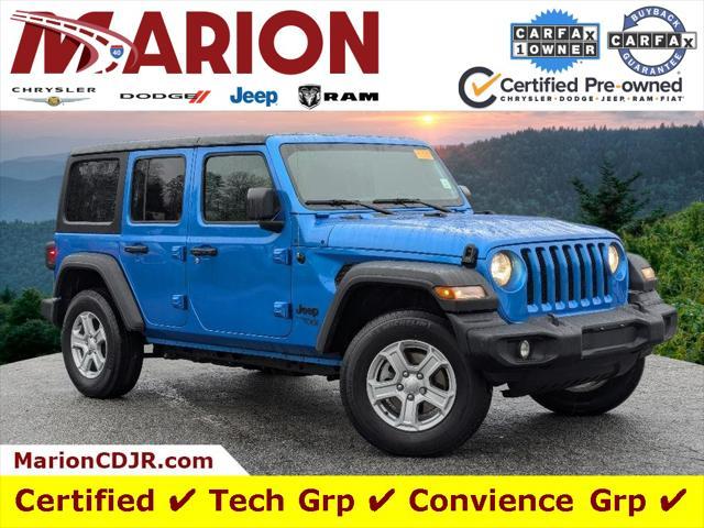 used 2021 Jeep Wrangler Unlimited car, priced at $32,471