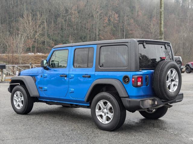 used 2021 Jeep Wrangler Unlimited car, priced at $32,524