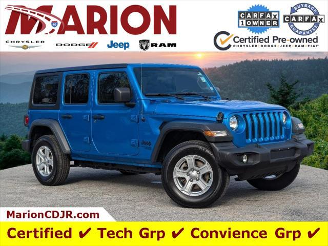 used 2021 Jeep Wrangler Unlimited car, priced at $31,971