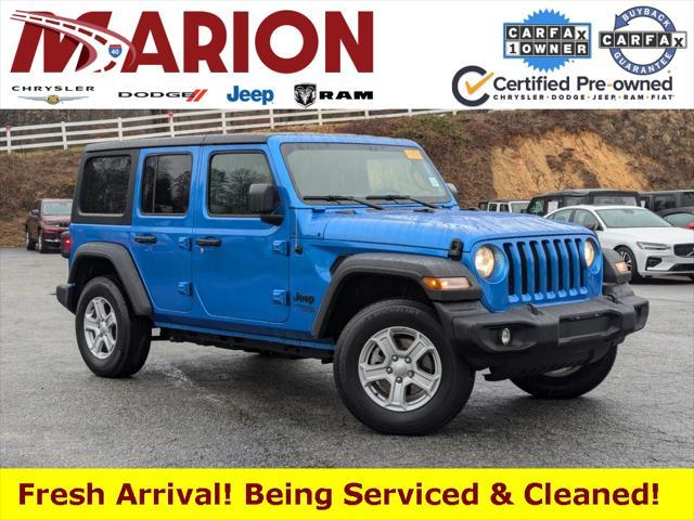 used 2021 Jeep Wrangler Unlimited car, priced at $32,524