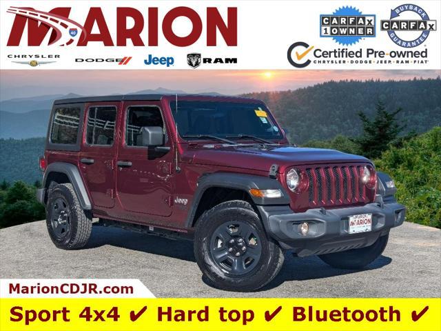 used 2021 Jeep Wrangler Unlimited car, priced at $29,641