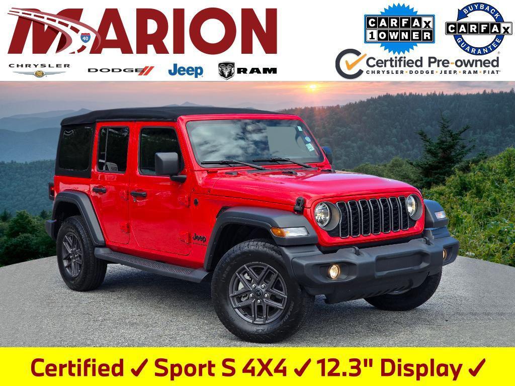 used 2024 Jeep Wrangler car, priced at $36,482