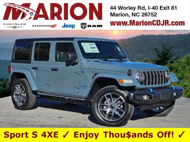 new 2024 Jeep Wrangler 4xe car, priced at $46,410