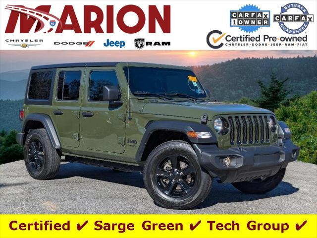 used 2021 Jeep Wrangler Unlimited car, priced at $30,871