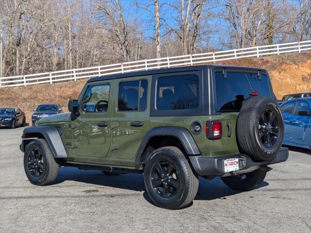 used 2021 Jeep Wrangler Unlimited car, priced at $30,571